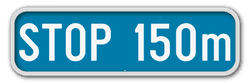 Panneau de signalisation GIb