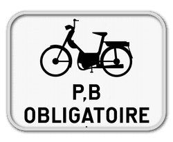 Panneau de signalisation M14