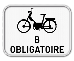 Panneau de signalisation M6