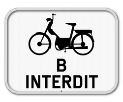 Panneau de signalisation M7
