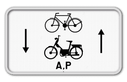 Panneau de signalisation M18