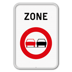 Panneau de signalisation ZC35