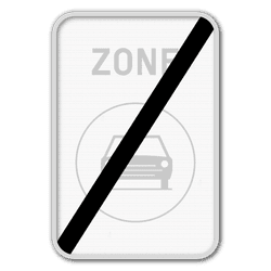 Panneau de signalisation ZC5/