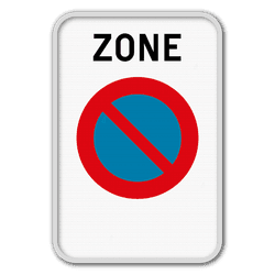Panneau de signalisation ZE1