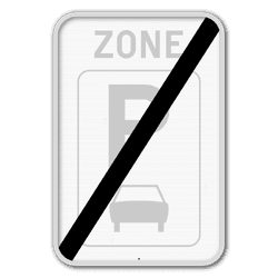 Panneau de signalisation ZE9a/