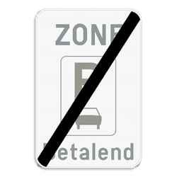 Verkeersbord ZE9aT/