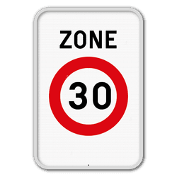 Panneau de signalisation ZC43