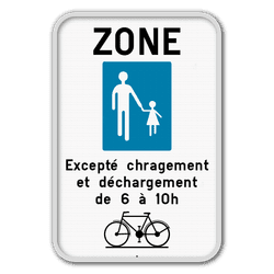 Panneau de signalisation F103