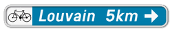 Panneau de signalisation F34b1