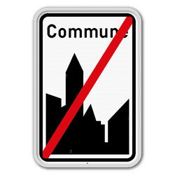 Panneau de signalisation F3a
