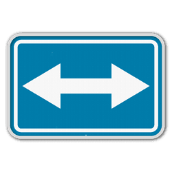 Panneau de signalisation F21