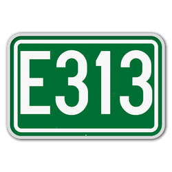 Panneau de signalisation F23c