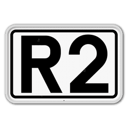 Panneau de signalisation F23d