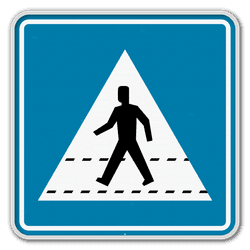 Panneau de signalisation F49