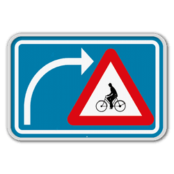 Panneau de signalisation F50bis