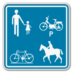 Panneau de signalisation F99a