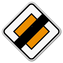 Panneau de signalisation B11