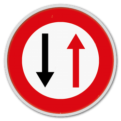 Panneau de signalisation B19