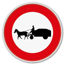 Panneau de signalisation C13
