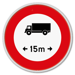 Panneau de signalisation C25