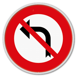 Panneau de signalisation C31a