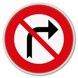 Panneau de signalisation C31b