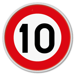 Panneau de signalisation C43