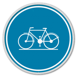 Panneau d'obligation G2000 D7 - Piste cyclable obligatoire