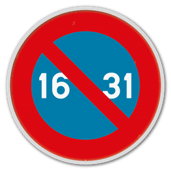 Panneau de signalisation E7