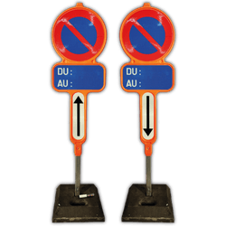 Kit de panneaux d'interdiction de stationnement