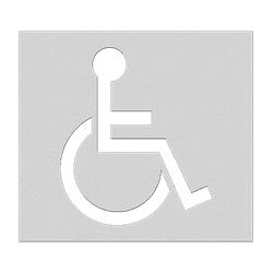 Pochoirs de Marquage au Sol – Place Handicapé PMR