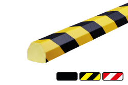 Stootbescherming kunststof - zelfklevend stootprofiel voor obstakels - 40x36mm type CC