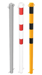 Kettingpaal in staal &Oslash;60x1300mm voor montage in de grond