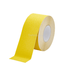 Ruban antid&eacute;rapant jaune pour marquage au sol - Rouleau 18,3m