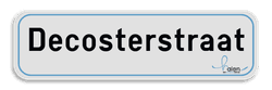 Straatnaambord Halen
