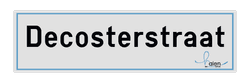 Straatnaambord Halen