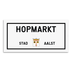 Personaliseerbaar straatnaambord Aalst