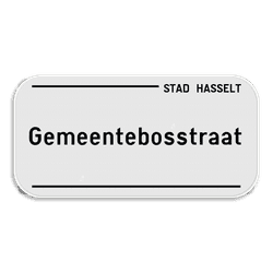Straatnaambord SB250 Hasselt (nieuw)