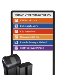 Informatiebord sportpark - Portaalsysteem TS-50/100 max. 7 panelen - reflecterend