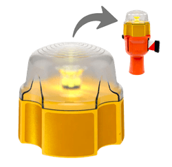 Lampe de signalisation LED Skipper pour c&ocirc;nes et enrouleurs