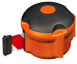 Skipper cassette met afzetlint - 9 meter lang - verschillende kleuren