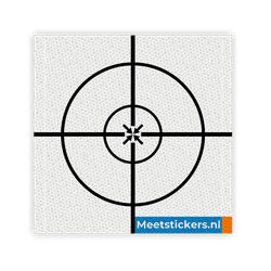 [OUD ONTWERP] Meetsticker klasse 3 T-7500-B reflecterend wit