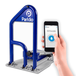 Barrière anti-stationnement Parklio automatique - Smart Solar - avec application mobile