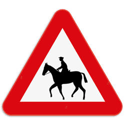 Panneau  SB250 - Attention Cavaliers