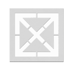 Pochoir de marquage en croix