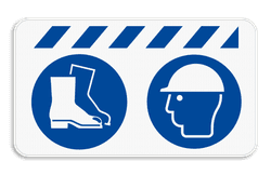 Werfbord met 2 PBM pictogrammen + banner