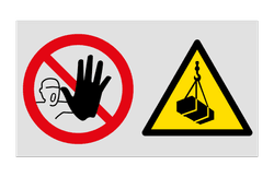 Werfbord met 2 PBM pictogrammen