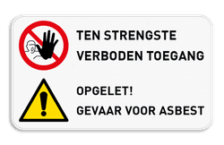 Werfbord | 2 Pictogrammen + tekst
