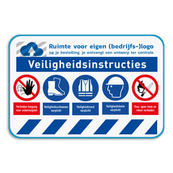 Werfbord met logo + 5 pictogrammen