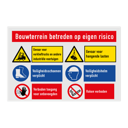 Werfbord met 6 pictogrammen